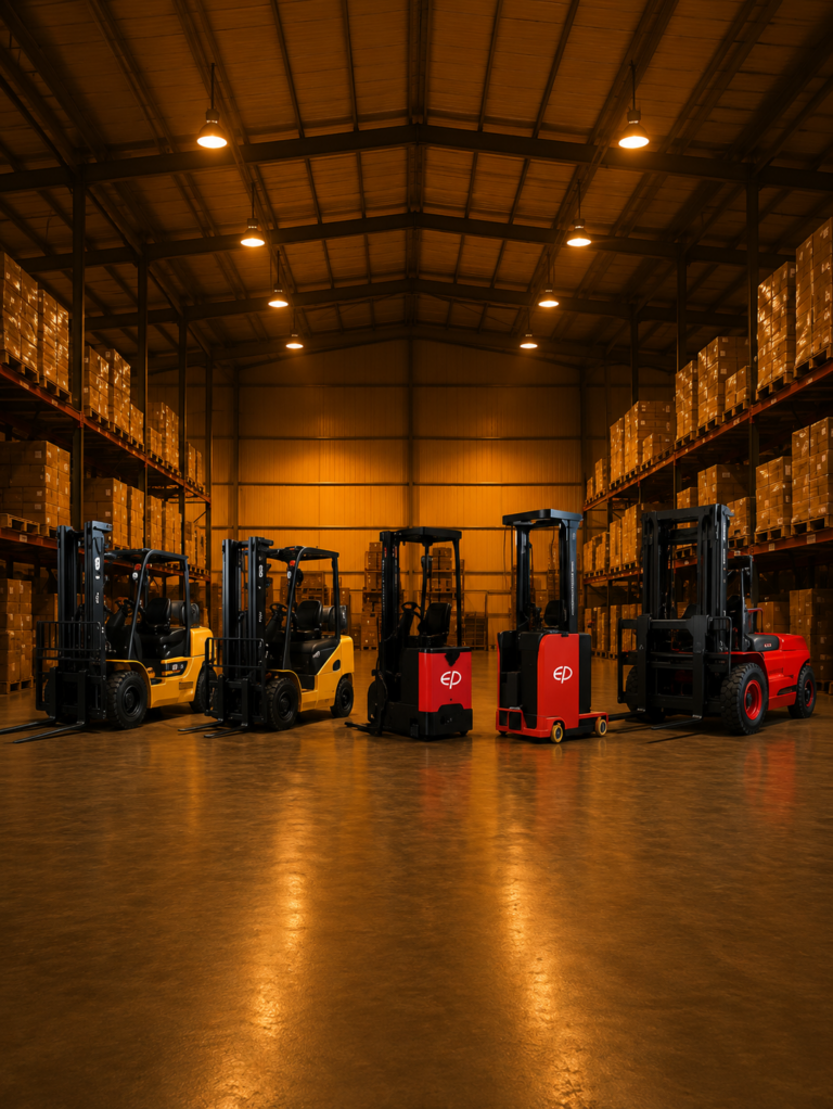 ¿Qué tipo de montacargas necesita una empresa de manufactura o almacén?