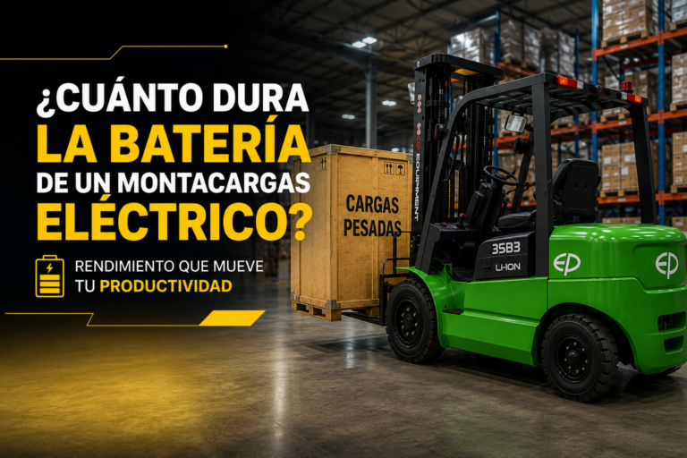 ¿Cuánto dura la batería de un montacargas eléctrico? Guía para empresas de Monterrey